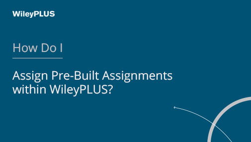 WileyPLUS Video Tutorials
