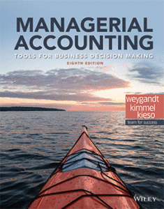 Managerial Accounting: Tools for Business Decision Making, 8th Edition Book Cover
