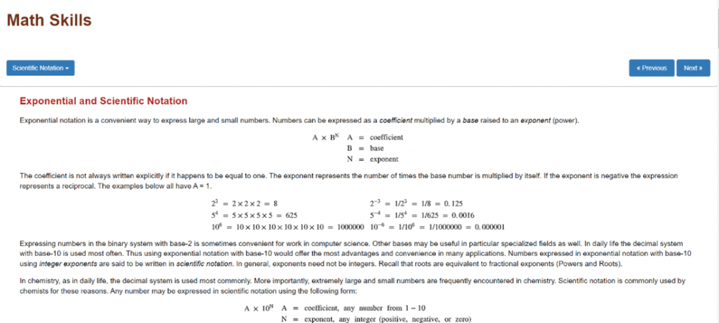 Beran_11e_Math Skills | WileyPLUS